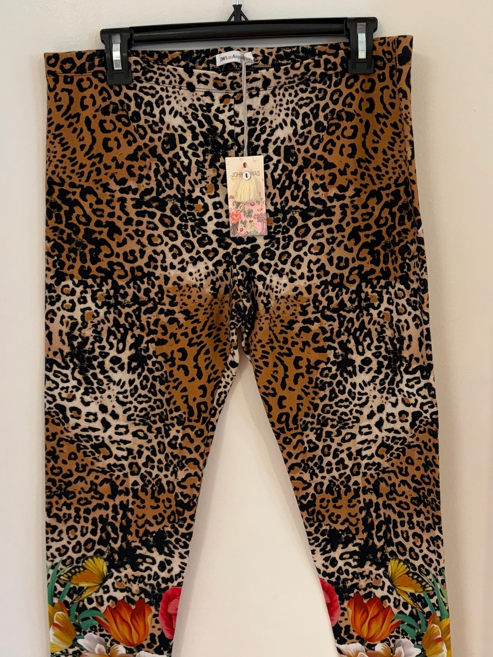 Johnny Was Leopard/Floral Leggings - Large - Picture 4 of 7